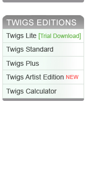 twigs software versions